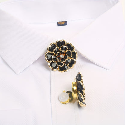 Bloomixa - Floral Rhinestone Decorative Buttons