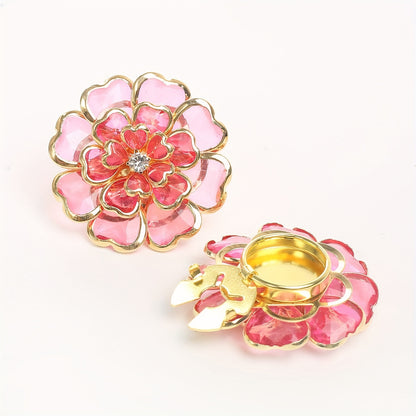 Bloomixa - Floral Rhinestone Decorative Buttons