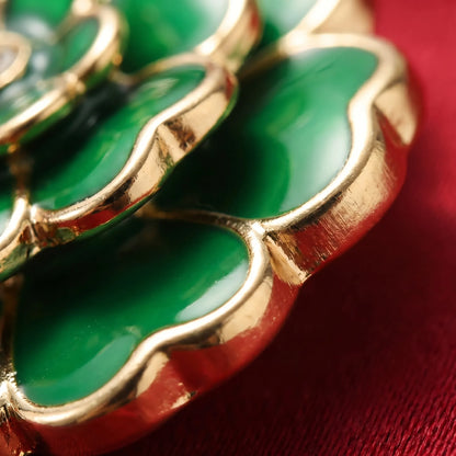 Bloomixa - Floral Rhinestone Decorative Buttons