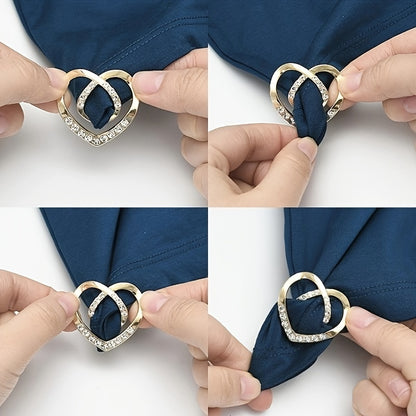 Claspia - Decorative Shirt Hem Clip Set