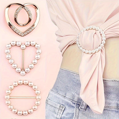 Claspia - Decorative Shirt Hem Clip Set