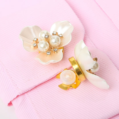 Petalclip - Floral Clip-On Button Cover Set
