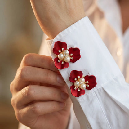 Petalclip - Floral Clip-On Button Cover Set