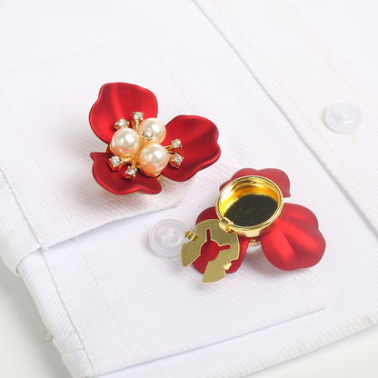 Petalclip - Floral Clip-On Button Cover Set
