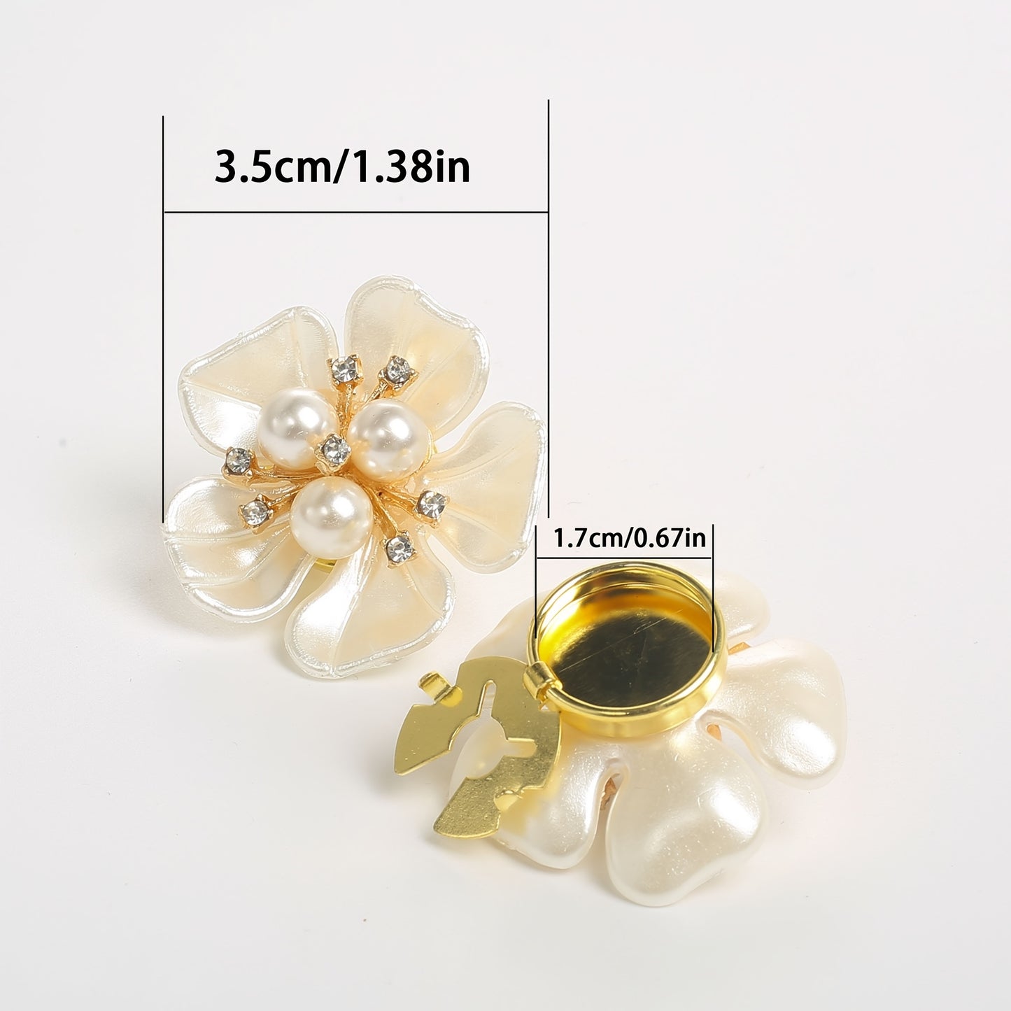 Petalclip - Floral Clip-On Button Cover Set