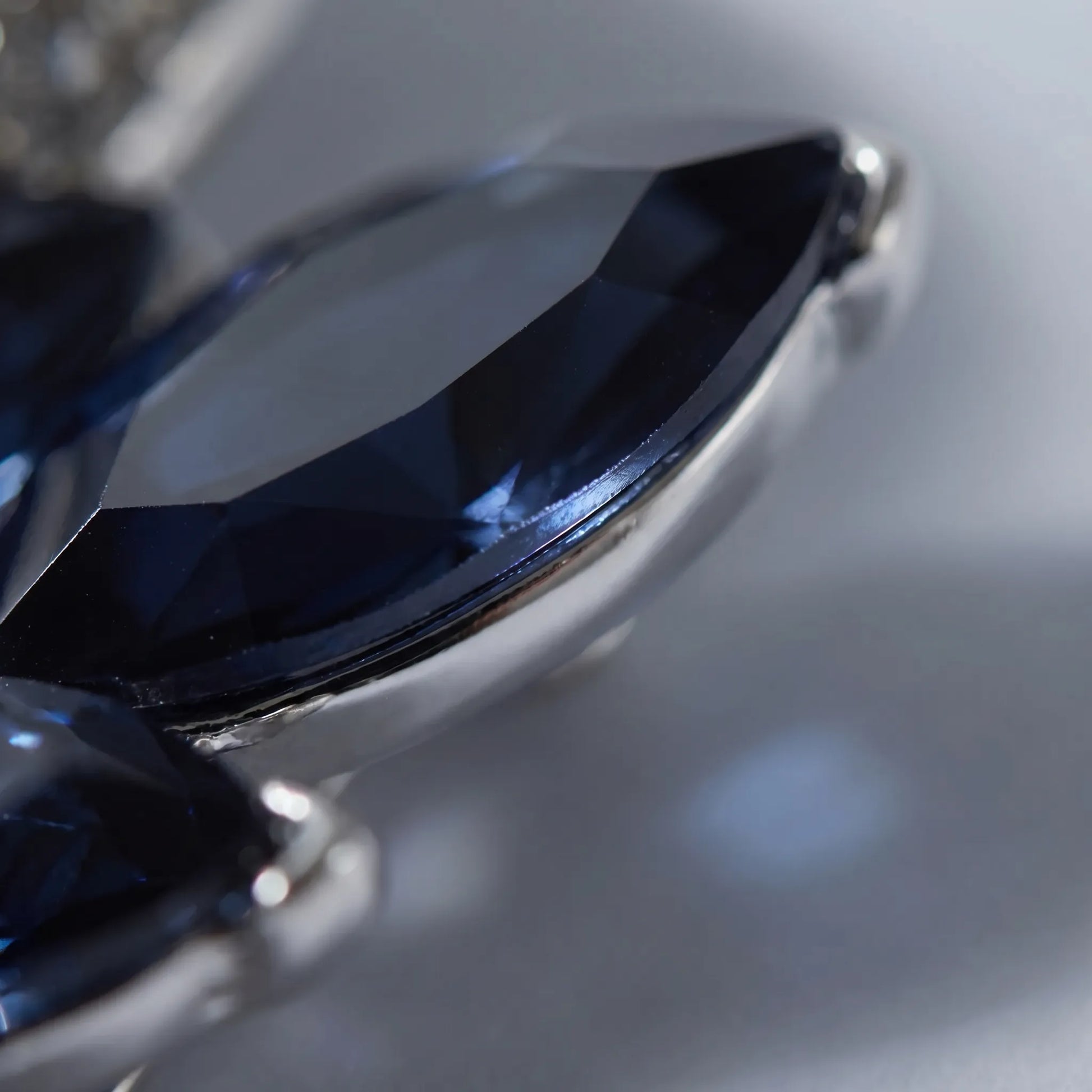 Velindra - Leaf Motif Crystal Statement Brooch